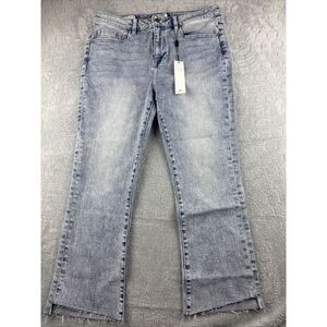 Vigoss Miley Pop Crop Light Washed Denim Blue Jeans Women's Size 32